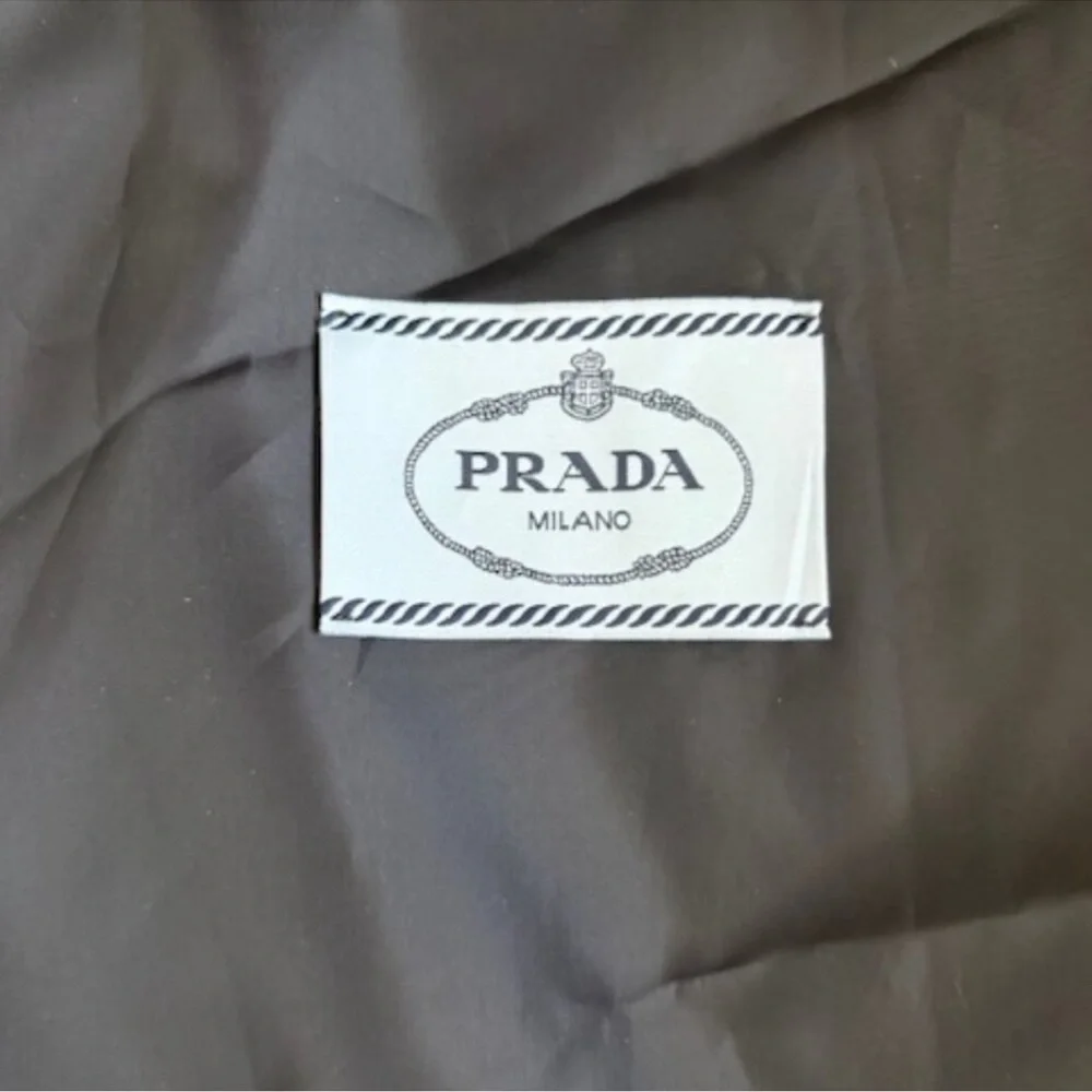 Prada Charcoal Garment Bag